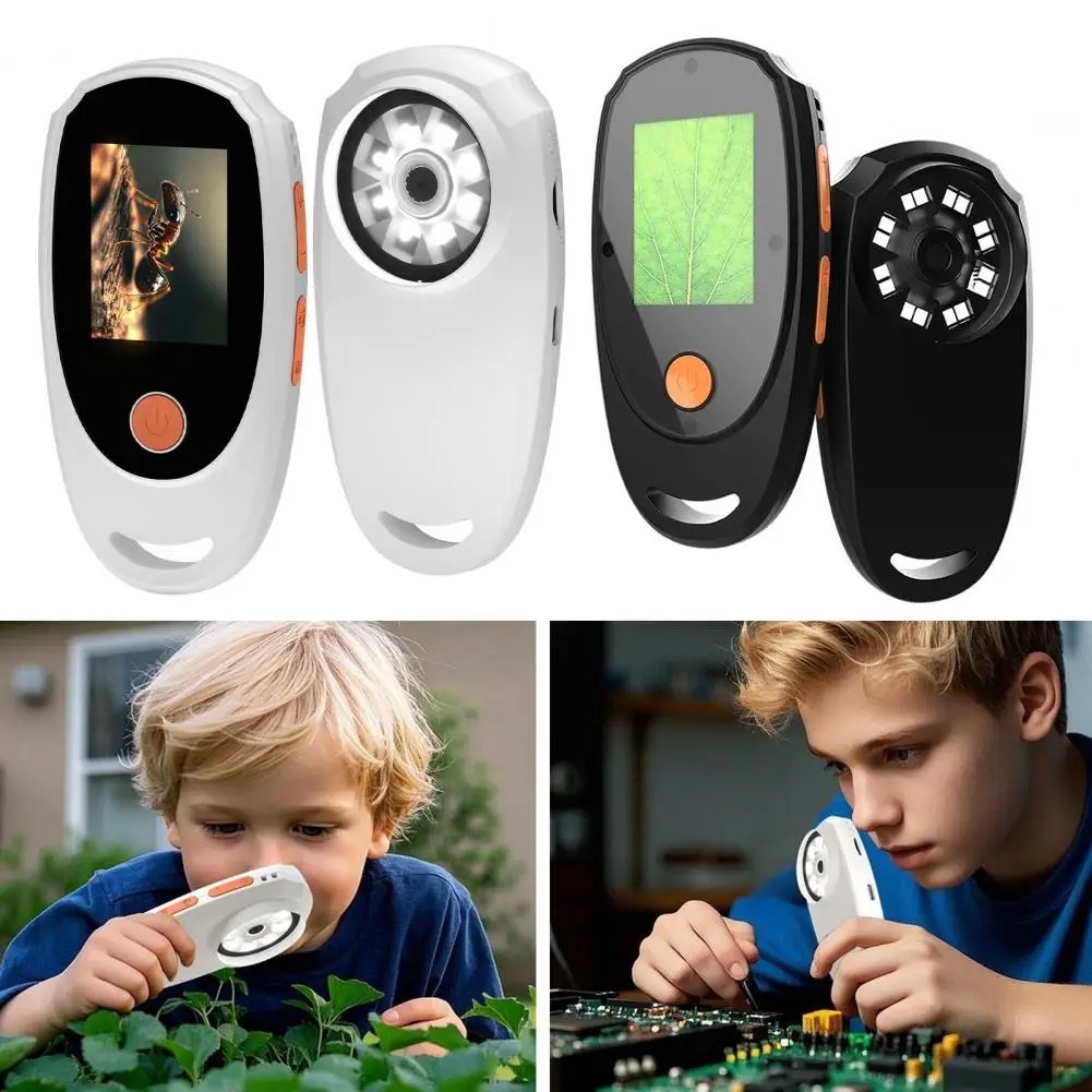 Portable Digital Microscope 500x with 2-inch IPS Screen