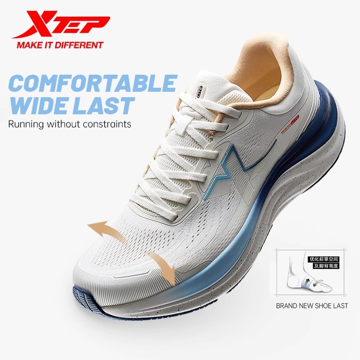 XTEP Qingyun Lite รองเท้าวิ่งฝึกซ้อมที่สวมใส่สบาย อเนกประสงค์ ดูดซับแรงกระแทก และทนทาน — รองเท้ากีฬา แบรนด์ Xtep ของแท้ 100% เช็คราคาจาก Shopee Lazada thumbnail 3