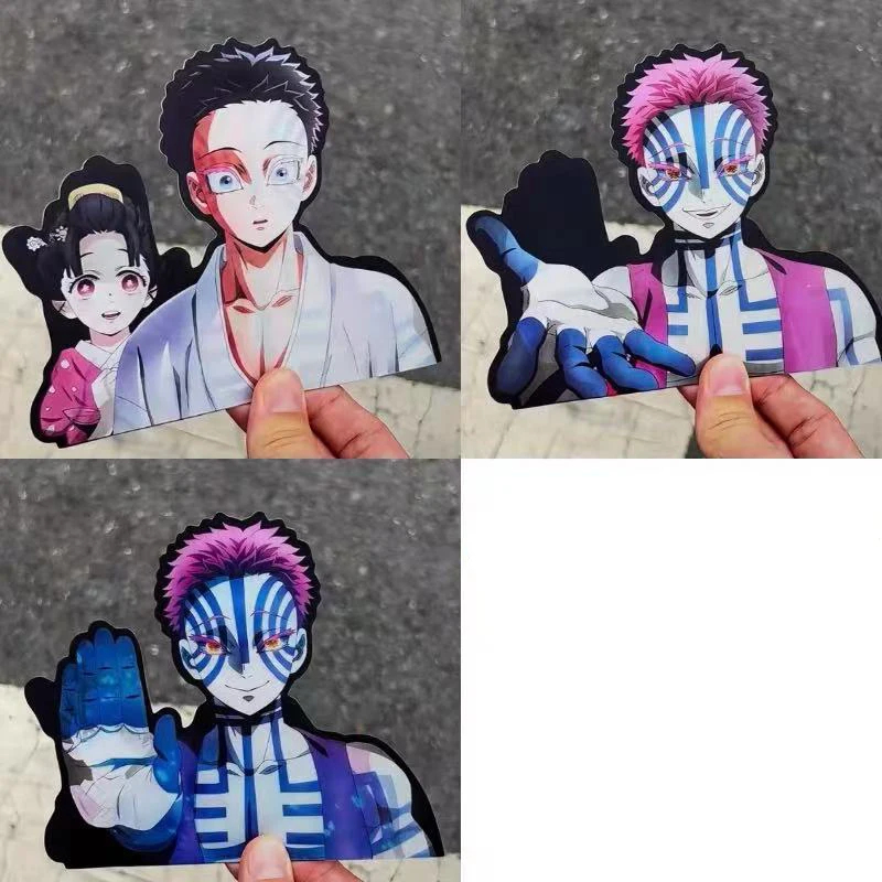 Akaza Motion Sticker สติ๊กเกอร์ Demon Slayer Lenticular สติ๊กเกอร์กัน ...