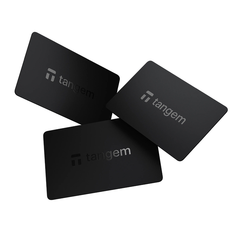 Tangem Wallet X3 (สีดํา) Crypto Hardware Wallet Cold Wallet CoolWallet ...