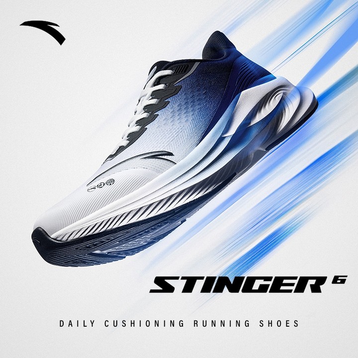 ANTA Men Stinger 6 รองเท้าวิ่งกันกระแทก Rebound Shock Absorption รองเท้ากีฬา 912515511 — รองเท้ากีฬา แบรนด์ Anta ของแท้ 100% เช็คราคาจาก Shopee Lazada thumbnail 2