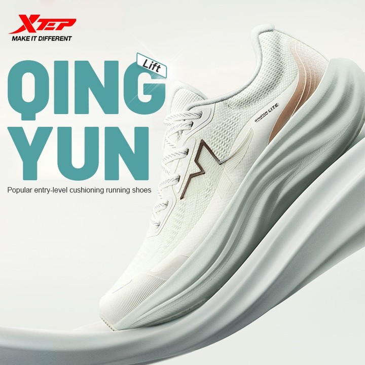 XTEP Qingyun Lite ผู้หญิงน้ําหนักเบาสบายดูดซับแรงกระแทกตาข่ายระบายอากาศรองเท้าวิ่ง — รองเท้ากีฬา แบรนด์ Xtep ของแท้ 100% เช็คราคาจาก Shopee Lazada - รูปที่ 1