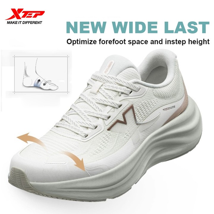 XTEP Qingyun Lite ผู้หญิงน้ําหนักเบาสบายดูดซับแรงกระแทกตาข่ายระบายอากาศรองเท้าวิ่ง — รองเท้ากีฬา แบรนด์ Xtep ของแท้ 100% เช็คราคาจาก Shopee Lazada thumbnail 2