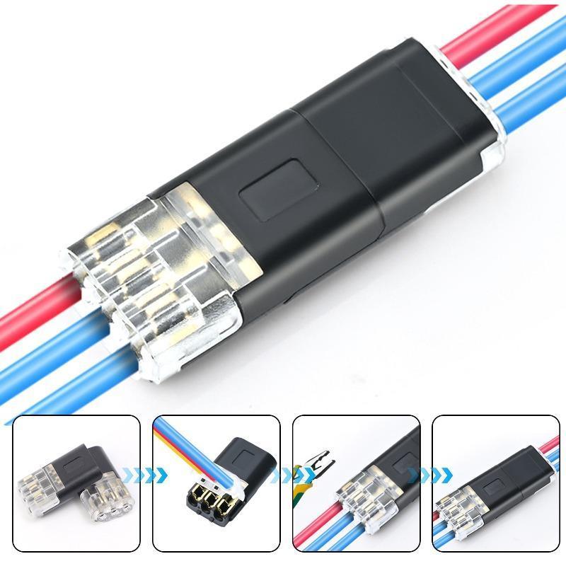 3 Pin Way Plug ขั้วต่อสายไฟ D3 Solderless Quick Wire Splice Universal ...