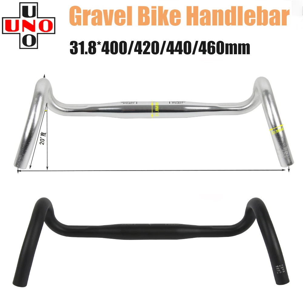 UNO Drop Bar 25.4/31.8*360/380/400/420/440/460 มม.Racing Gravel Road ...