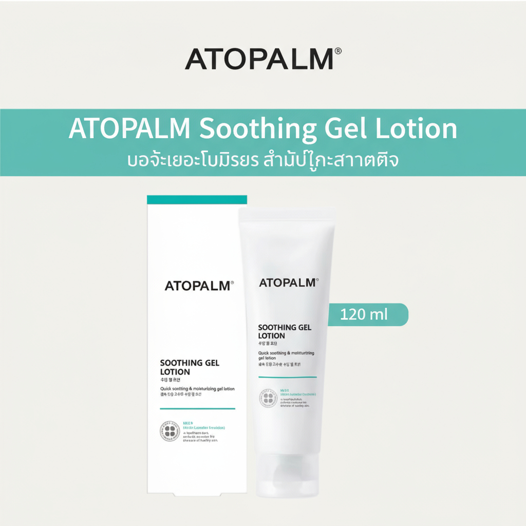 ATOPALM Soothing Gel Lotion 120 ml. (Soothing Gel/Mle)โลชั่นเนื้อเจล ...