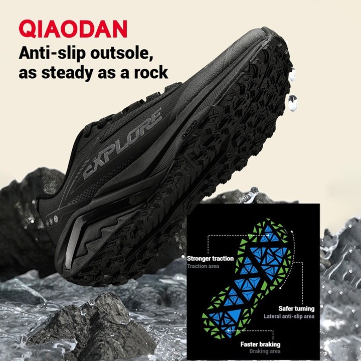 Qiaodan RAIN SWIFT 5.0 รองเท้าวิ่งผู้ชาย Water-Repellent Shock-Absorbing ทนต่อการสึกหรอ QXB023254206 — รองเท้ากีฬา แบรนด์ Qiaodan ของแท้ 100% เช็คราคาจาก Shopee Lazada thumbnail 3