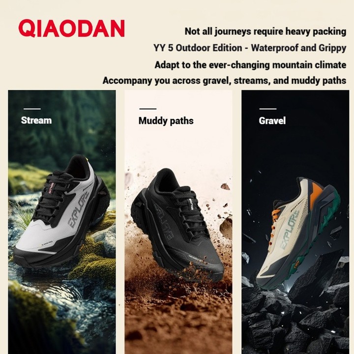 Qiaodan RAIN SWIFT 5.0 รองเท้าวิ่งผู้ชาย Water-Repellent Shock-Absorbing ทนต่อการสึกหรอ QXB023254206 — รองเท้ากีฬา แบรนด์ Qiaodan ของแท้ 100% เช็คราคาจาก Shopee Lazada thumbnail 2