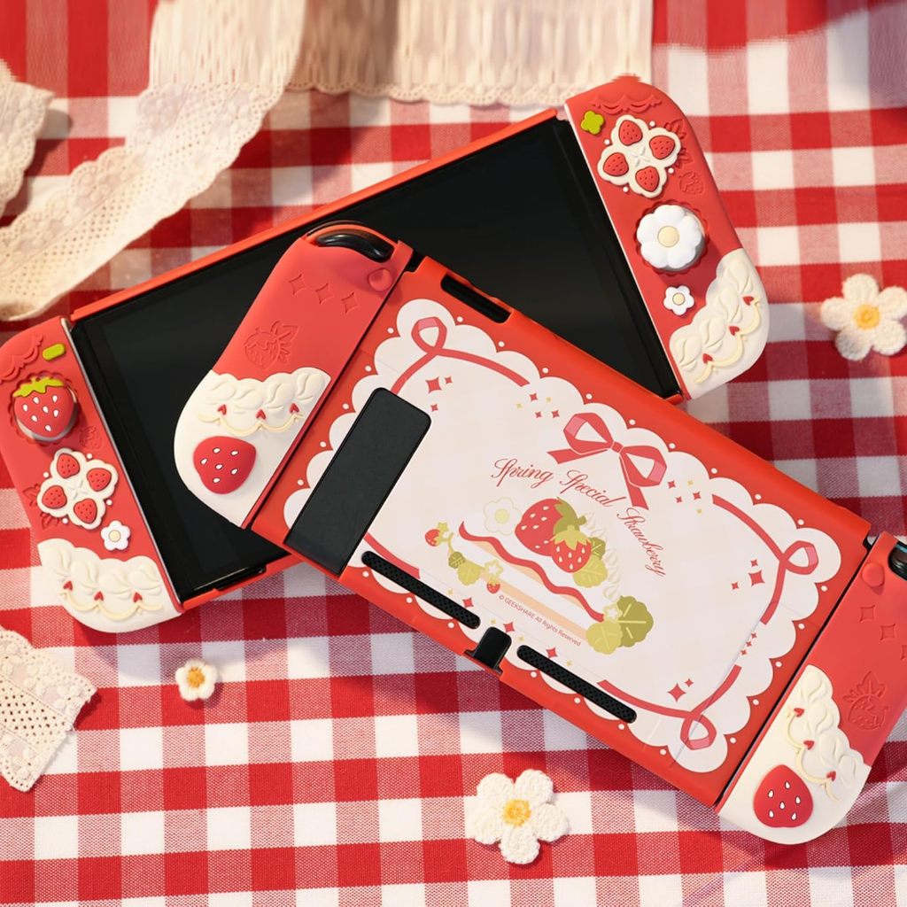 GeekShare เคสป้องกันสําหรับ SWITCH NS/OLED Slim Cover Case ใช้งานร่วม ...