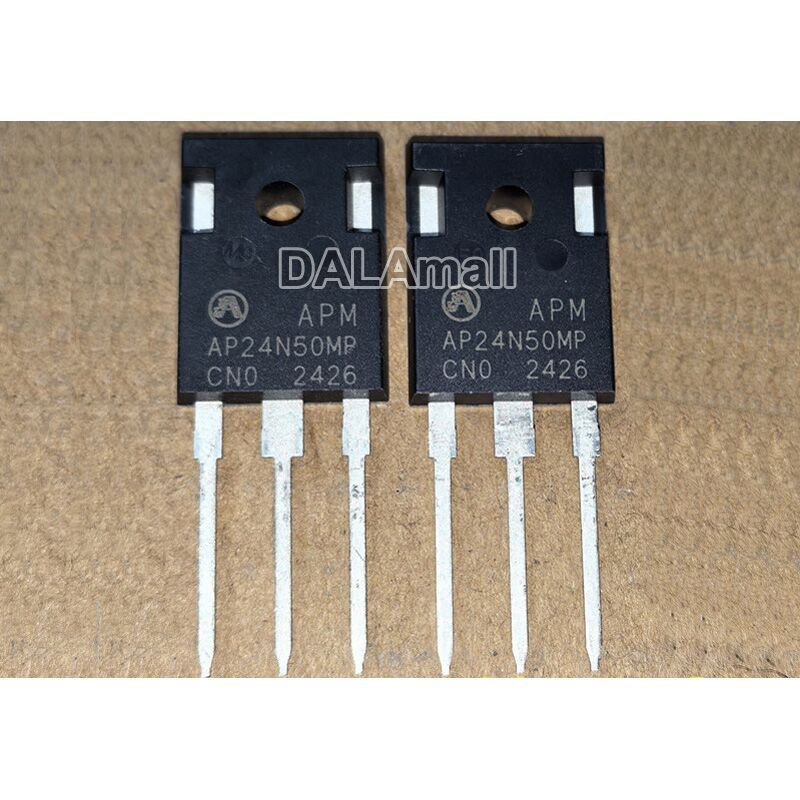 2 ชิ้น APM AP24N50MP TO-247 24A/500V N-Channel MOSFET ทรานซิสเตอร์ใหม่ ...