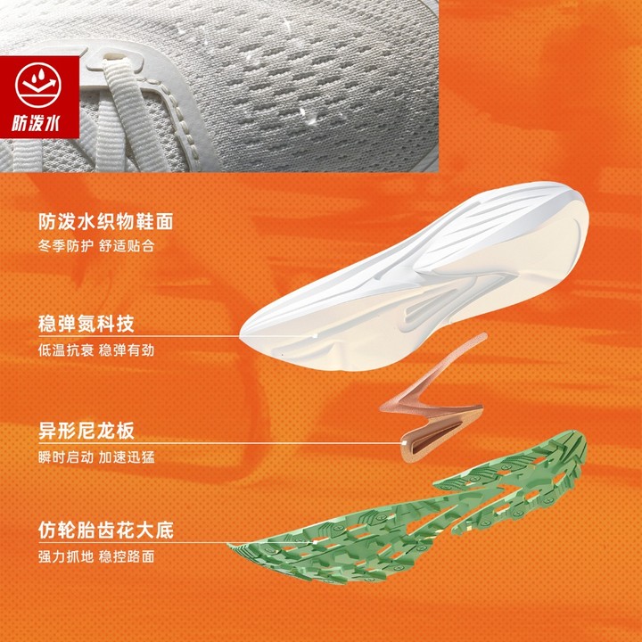 ANTA รองเท้าวิ่งผู้หญิง Cushioning Rebound Shock Absorption รองเท้ากีฬา 122545581 — รองเท้ากีฬา แบรนด์ Anta ของแท้ 100% เช็คราคาจาก Shopee Lazada thumbnail 4