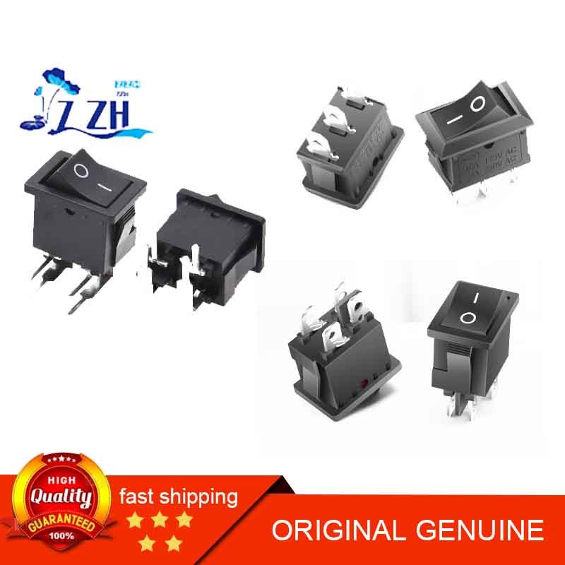 10 ชิ้น KCD1 Rocker สวิทช์ KCD1-101 ตู้น้ําอิเล็กทรอนิกส์ Scale Rocker ...