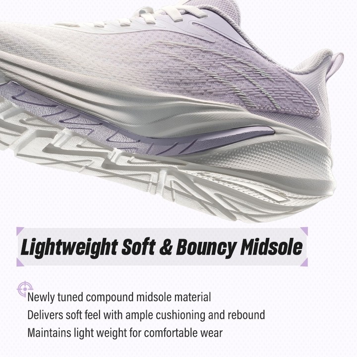 ANTA Gazelle 5 ผู้หญิงกีฬารองเท้าวิ่ง Cushioning Rebound Shock Absorption รองเท้ากีฬา 122535585 — รองเท้ากีฬา แบรนด์ Anta ของแท้ 100% เช็คราคาจาก Shopee Lazada thumbnail 2