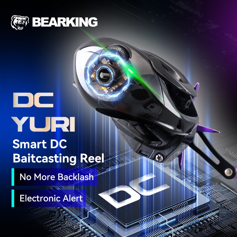 BEARKING YURI-DC Baitcasting ตกปลา Reel Digital Control long cast