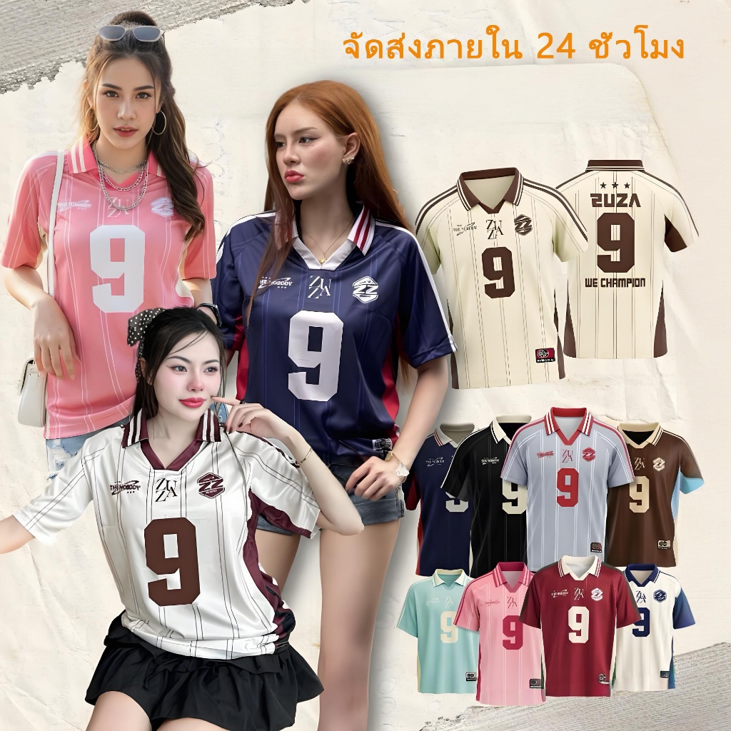 ZUZA 9 JERSEY Collection | 翻领Polo衫 短袖 微纤维面料 宽松版型 中性款 印花清晰 面料柔软顺滑 舒适易穿
