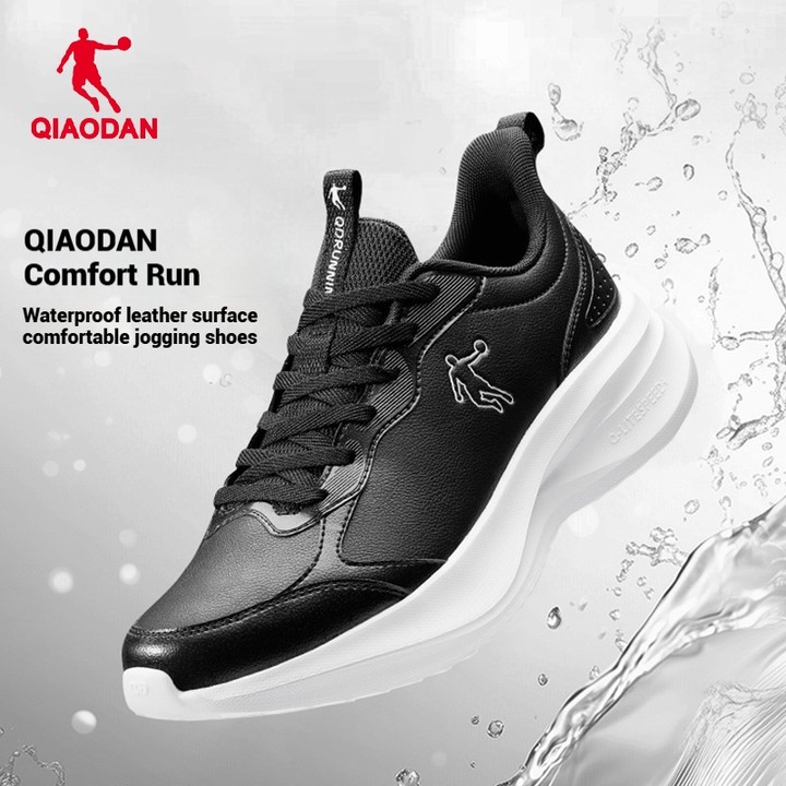 Qiaodan รองเท้าวิ่งผู้หญิงรองเท้าผ้าใบลําลองกันน้ําน้ําหนักเบา QXB022254224ร