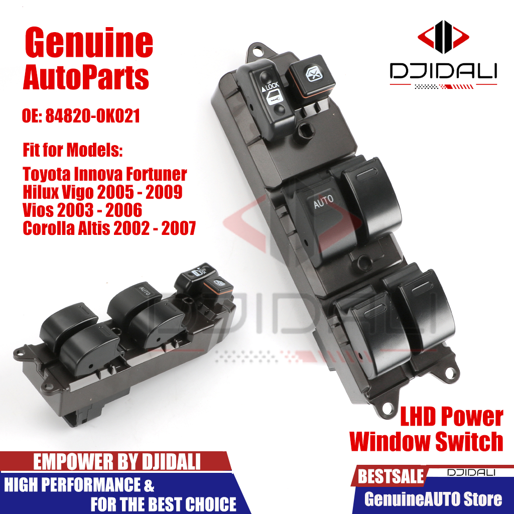 สวิตช์หลักควบคุมกระจกไฟฟ้าสําหรับ innova fortuner hilux vigo 2005 ถึง ...