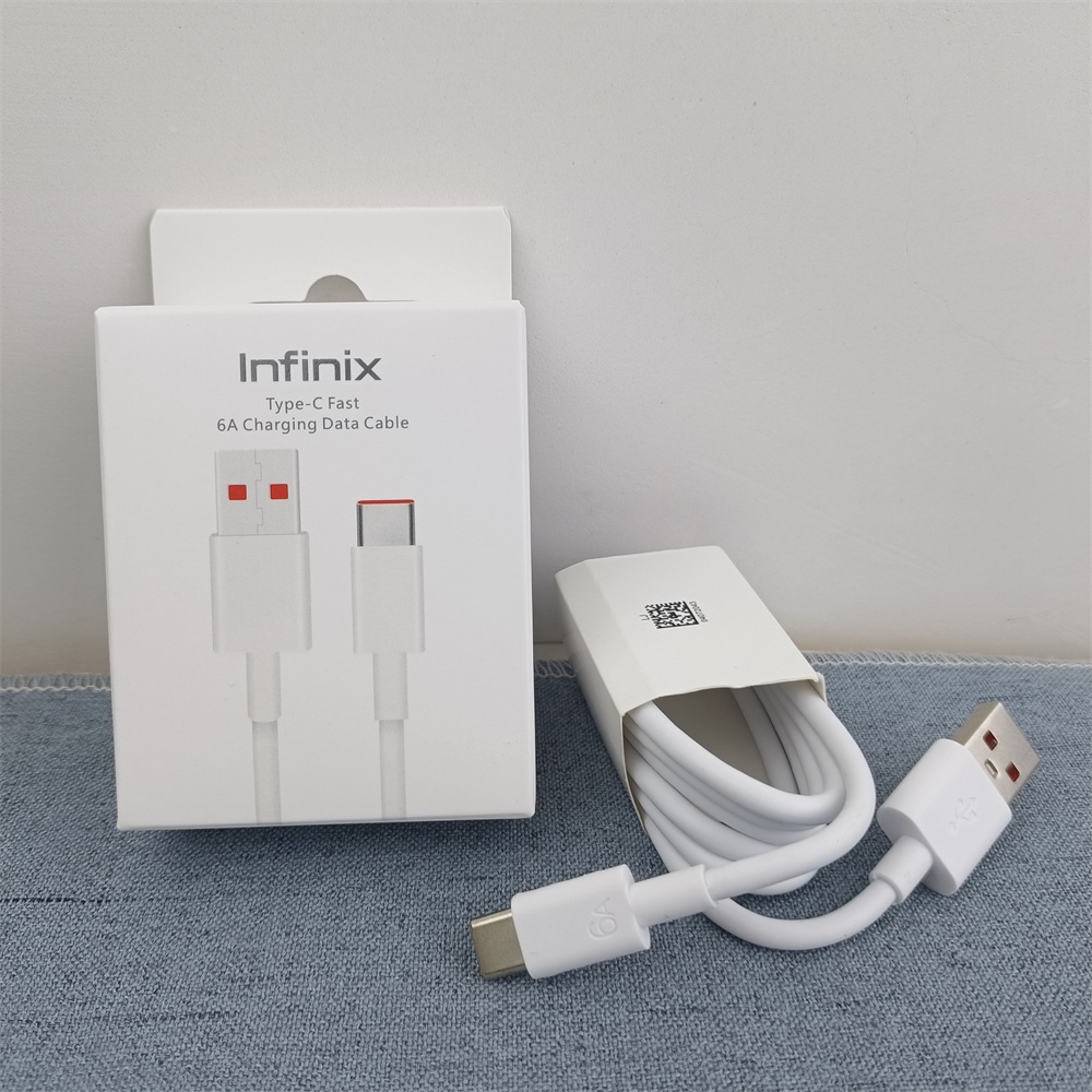Infinix 6A USB ประเภทสาย 100W 67W 45W Super Fast ชาร์จสายไฟสําหรับ ...