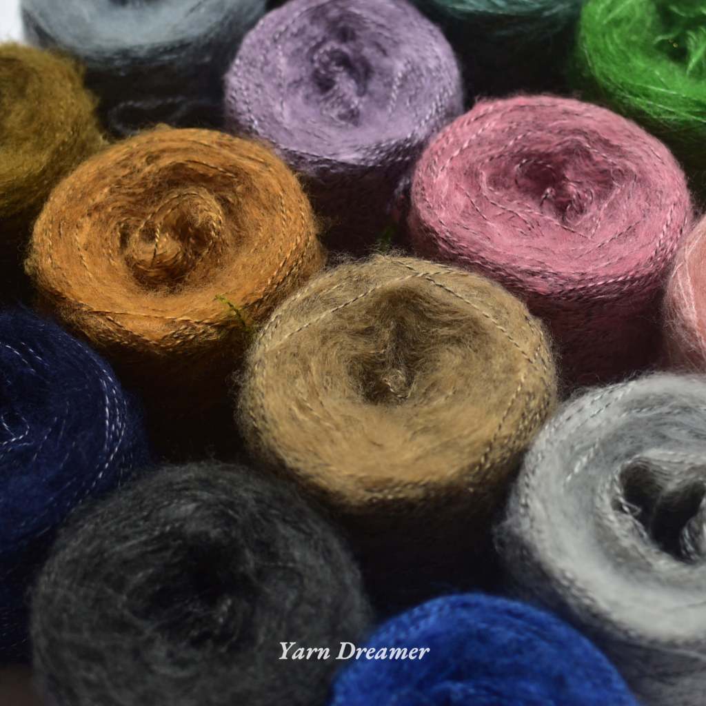18สี ไหมพรม ไหมถัก ถักไหมพรม ถักโครเชต์ อะคริลิก ไหมพรมถัก ด้ายถัก ด้าย ...