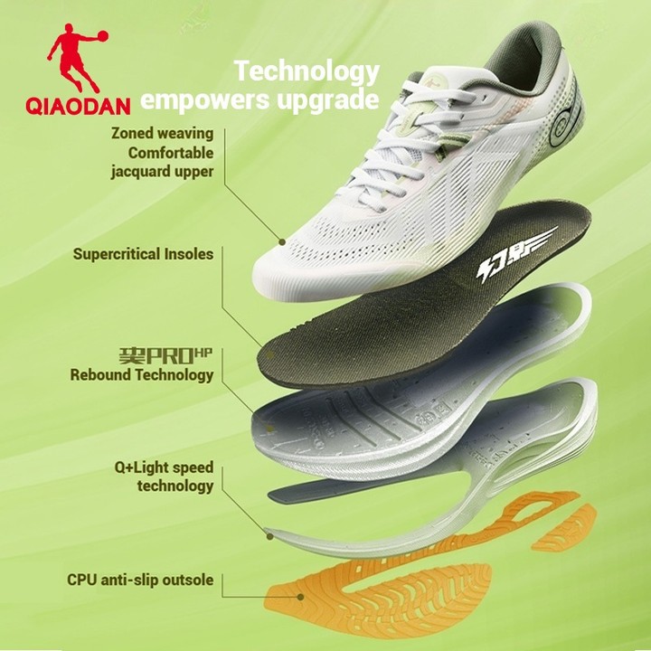 Qiaodan WIDE รองเท้าวิ่งผู้หญิงเท้ากว้างการดูดซึม Shock Breathable นุ่มน้ําหนักเบา QDB022252292 — รองเท้ากีฬา แบรนด์ Qiaodan ของแท้ 100% เช็คราคาจาก Shopee Lazada thumbnail 2