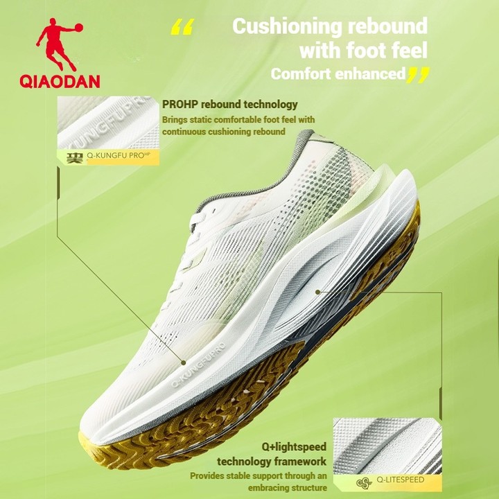 Qiaodan WIDE รองเท้าวิ่งผู้หญิงเท้ากว้างการดูดซึม Shock Breathable นุ่มน้ําหนักเบา QDB022252292 — รองเท้ากีฬา แบรนด์ Qiaodan ของแท้ 100% เช็คราคาจาก Shopee Lazada thumbnail 3