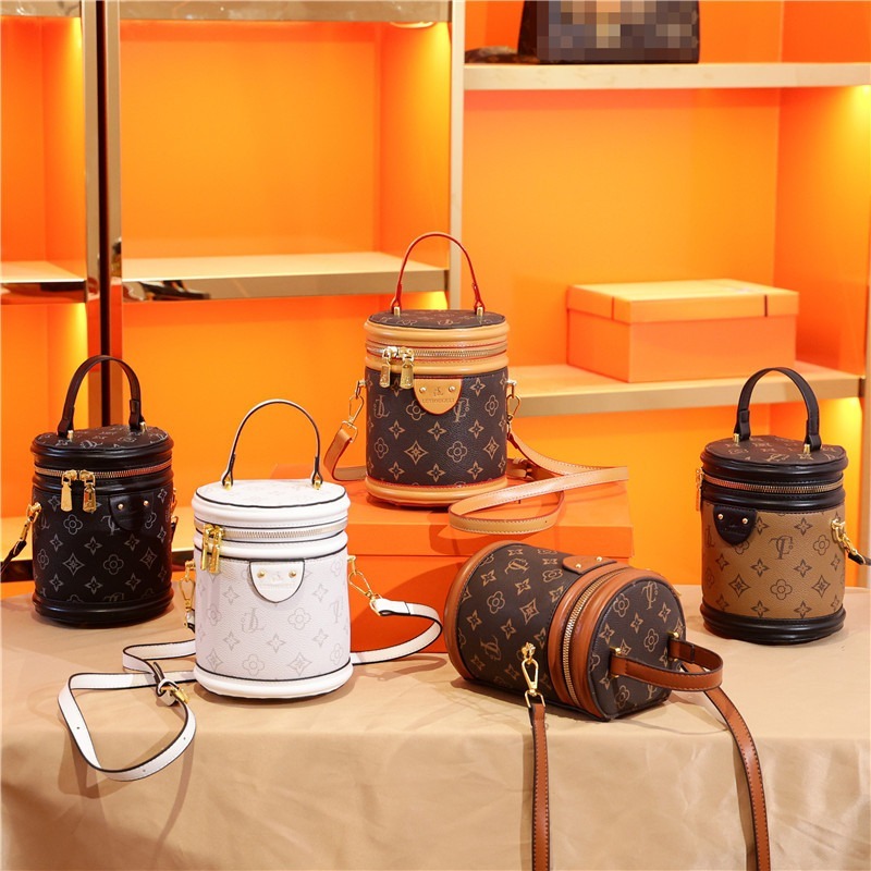 Fortune Bucket กระเป๋าทรงบาร์เรลสำหรับผู้หญิง สไตล์ใหม่ วัสดุพรีเมียม ...