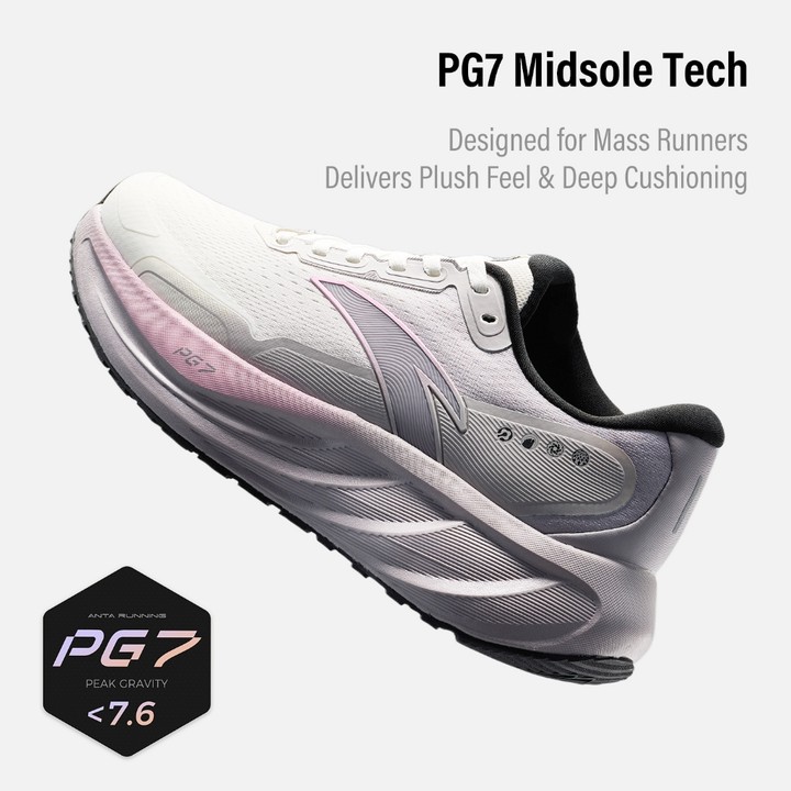 ANTA ผู้หญิง Travel 2.5 PG 7 รองเท้าวิ่ง Widefoot 2E Cushioning Rebound กีฬารองเท้า 1225D5545 — รองเท้ากีฬา แบรนด์ Anta ของแท้ 100% เช็คราคาจาก Shopee Lazada thumbnail 2