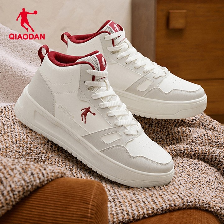 Qiaodan BailongHI รองเท้าวิ่งผู้หญิงหนังด้านบนสูงด้านบนเพิ่มความสูง QXL052254505 — รองเท้ากีฬา แบรนด์ Qiaodan ของแท้ 100% เช็คราคาจาก Shopee Lazada thumbnail 6