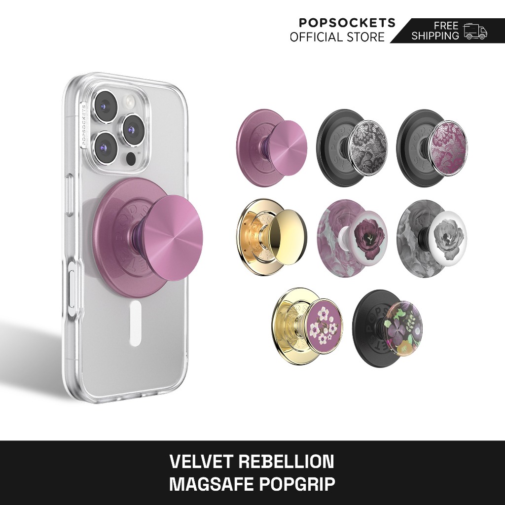 PopSockets Velvet Rebellion MagSafe PopGrip | The Premium Phone Grip ...