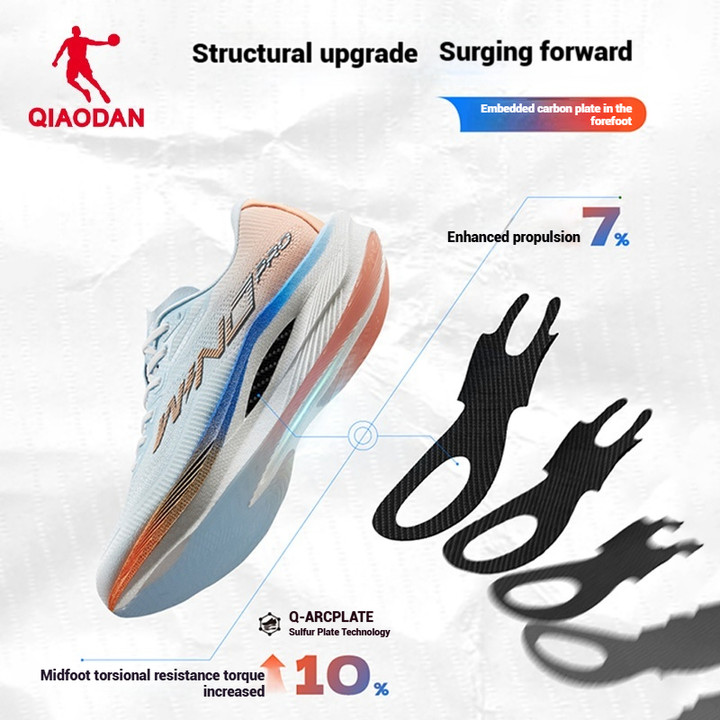 รองเท้าวิ่ง Qiaodan WIND 3.0 Pro สำหรับฤดูหนาวและมาราธอน QDB023254298 — รองเท้ากีฬา แบรนด์ Qiaodan ของแท้ 100% เช็คราคาจาก Shopee Lazada thumbnail 2