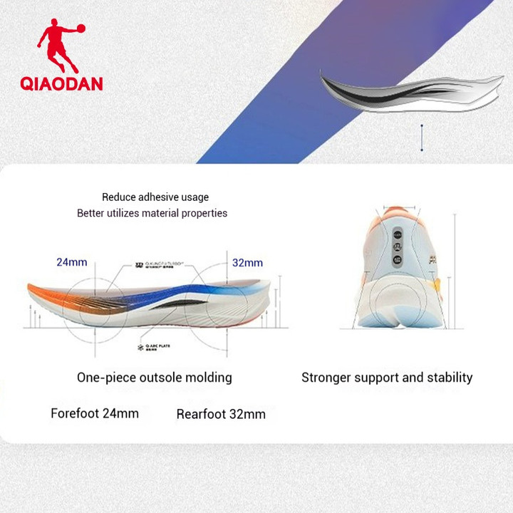 รองเท้าวิ่ง Qiaodan WIND 3.0 Pro สำหรับฤดูหนาวและมาราธอน QDB023254298 — รองเท้ากีฬา แบรนด์ Qiaodan ของแท้ 100% เช็คราคาจาก Shopee Lazada thumbnail 5