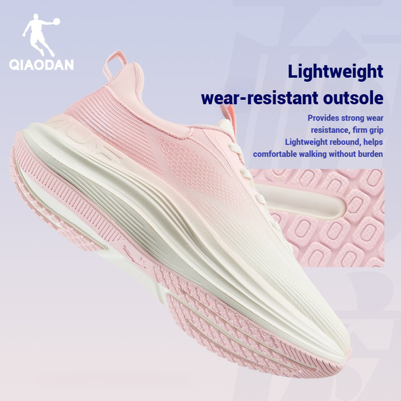 Qiaodan รองเท้าวิ่งผู้หญิงหนา Soled Shock Absorption Rebound ความสูง-Increasing QXB022251211 — รองเท้ากีฬา แบรนด์ Qiaodan ของแท้ 100% เช็คราคาจาก Shopee Lazada thumbnail 3