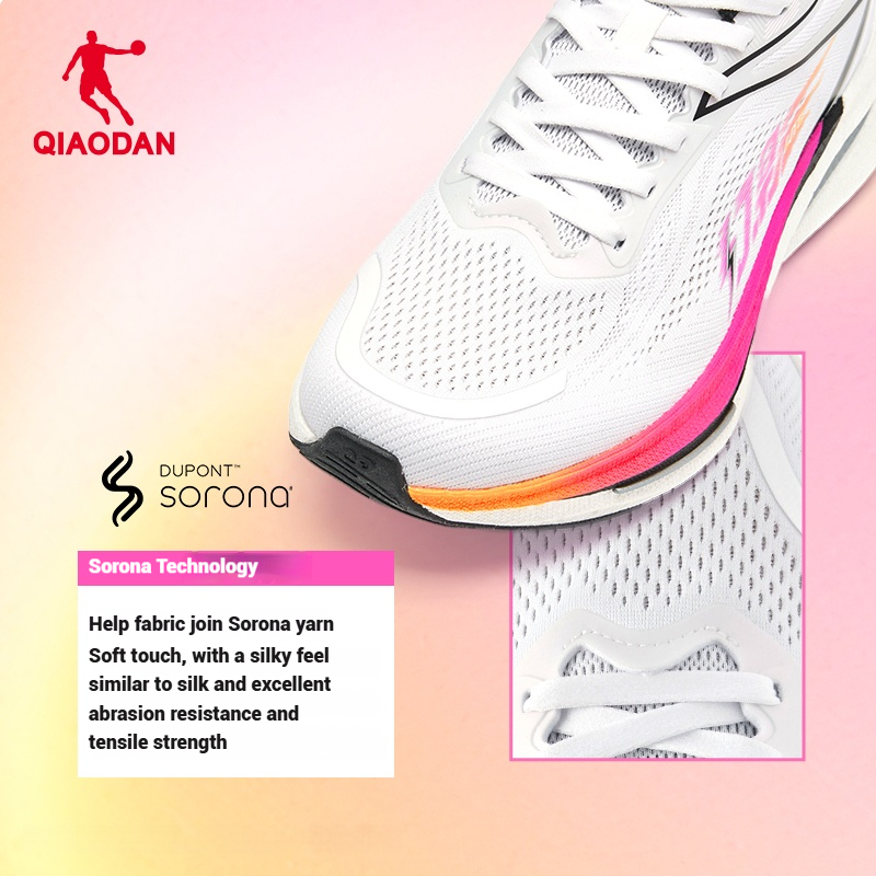 Qiaodan WIDE Lite รองเท้าวิ่งผู้ชาย Stability Breathable Rebound รองเท้าผ้าใบกันลื่น QXB023253201 — รองเท้ากีฬา แบรนด์ Qiaodan ของแท้ 100% เช็คราคาจาก Shopee Lazada thumbnail 3