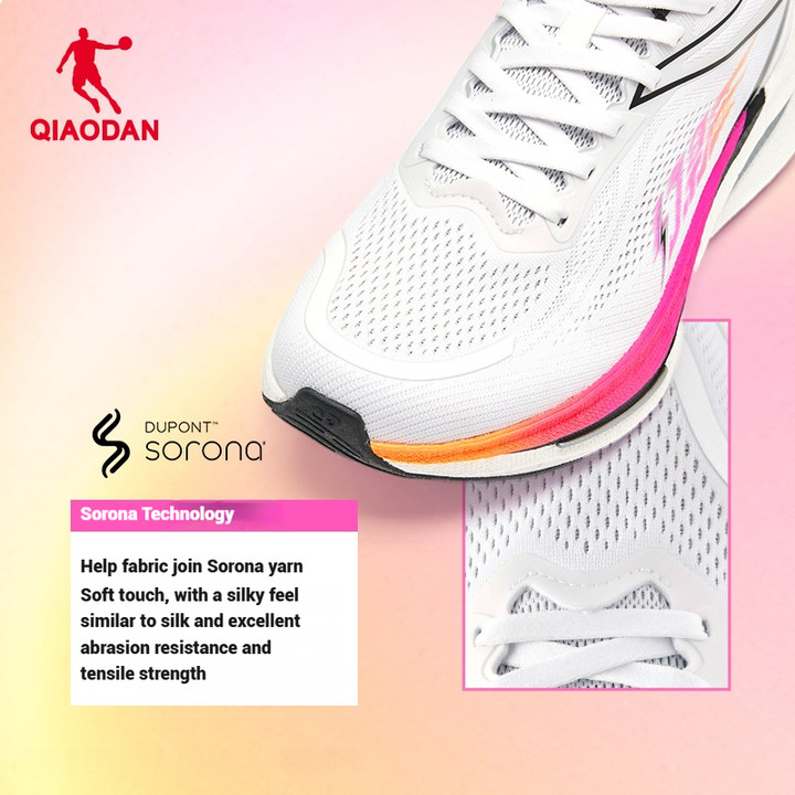 Qiaodan WIDE Lite รองเท้าวิ่งผู้ชาย Stability Breathable Rebound รองเท้าผ้าใบกันลื่น QXB023253201 — รองเท้ากีฬา แบรนด์ Qiaodan ของแท้ 100% เช็คราคาจาก Shopee Lazada thumbnail 3