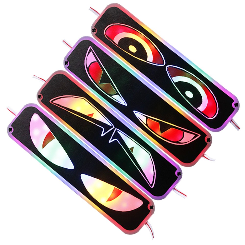 1 ชิ้น RGB Led Evil Eye โมดูล Demon Eye Strobe ไฟเตือนรถ motocycle ...