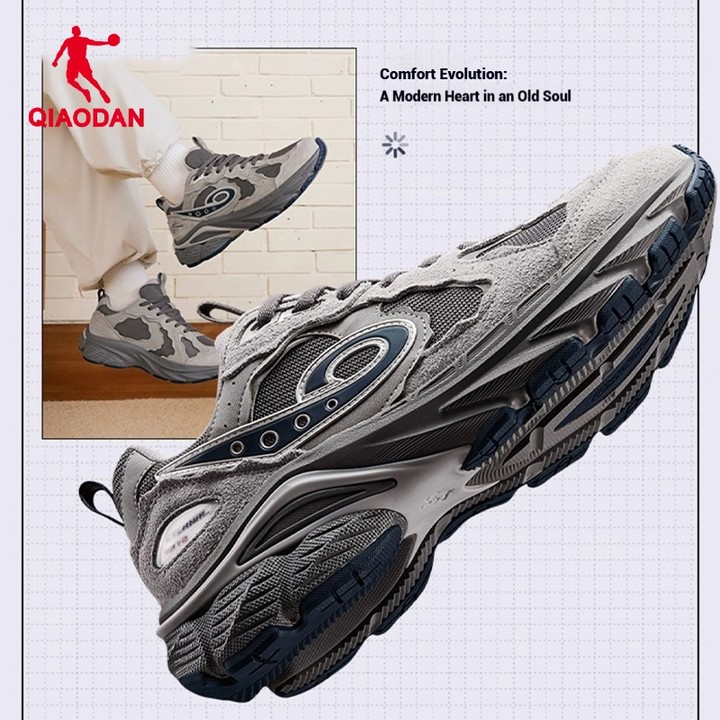 Qiaodan Eternal 901 รองเท้าวิ่งผู้ชาย Retro Vintage Cushioned Outdoor QXL043254401 — รองเท้ากีฬา แบรนด์ Qiaodan ของแท้ 100% เช็คราคาจาก Shopee Lazada thumbnail 2