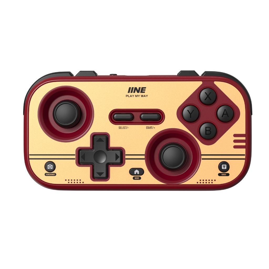 IINE ตัวควบคุมเกมกระเป๋าย้อนยุค/จอยสติ๊กห้องโถงขนาดกะทัดรัดและพกพา + จอยสติ๊กฝังฝ้า 1000Hz ออกแบบการควบคุมที่ปรับแต่งได้หลายแพลตฟอร์มใช้อเนกประสงค์
