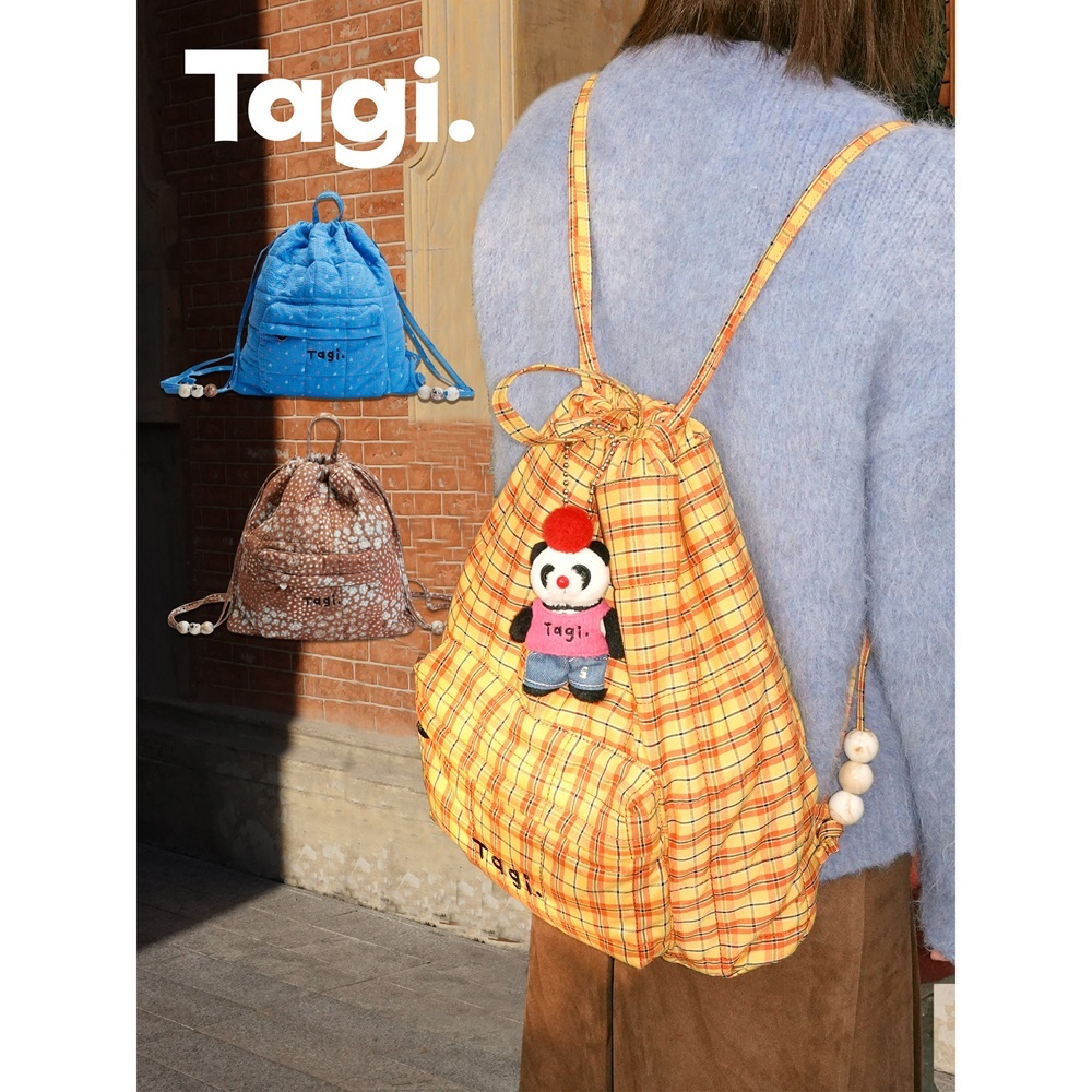 Tagi. Tanghulu Drawstring Backpack Travel Bags | Shopee Thailand