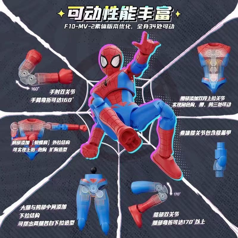 △KKangT△ Blokees Figures - MARVEL SPIDER·MAN Galaxy Version Vol