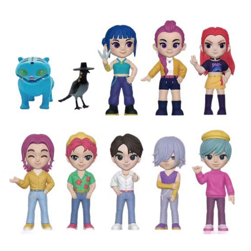10 ชิ้น/เซ็ต 6-8 ซม.KPop: Demon Hunters ไอดอลเกาหลี Rumi Mila Zoe ...