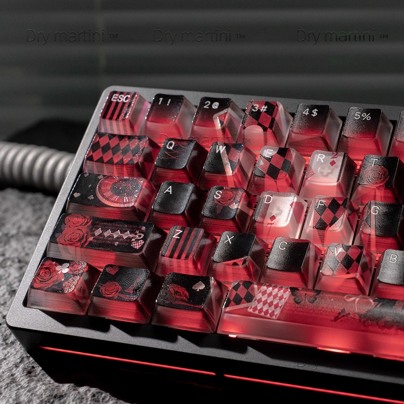 Keycap เฉพาะAlice Themed Keycaps 119 คีย์โปรไฟล์เชอร์รี่สําหรับ Cherry ...
