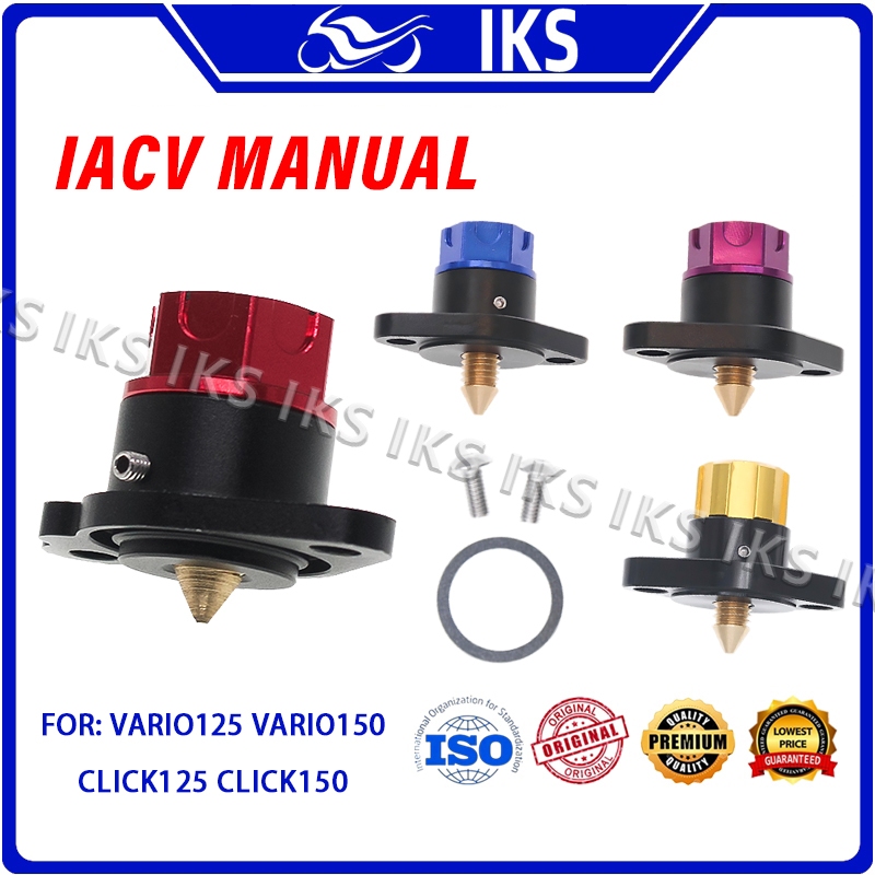 IKS Solenoid Iacv Manual Adjuster คันเร่ง Click125 Click150 Vario125 ...