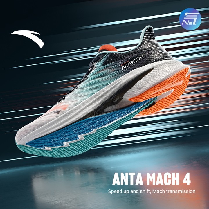 ANTA Mach 4 รองเท้าวิ่งแบบมืออาชีพที่มีเบาะรองรับ การเด้งกลับ และทนทานต่อการสึกหรอ 112435583 — รองเท้ากีฬา แบรนด์ Anta ของแท้ 100% เช็คราคาจาก Shopee Lazada - รูปที่ 1