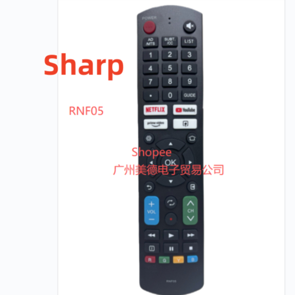 Sharp RNF05 รีโมททีวี RNF05 ใช้กับ Sharp TV Smart Direct Remote ...