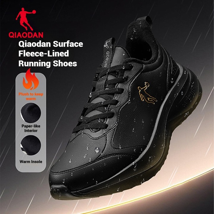 Qiaodan รองเท้าวิ่งผู้ชายฤดูหนาวหนังกันน้ํา Warm Cushioned น้ําหนักเบา QXG023254224บี — รองเท้ากีฬา แบรนด์ Qiaodan ของแท้ 100% เช็คราคาจาก Shopee Lazada thumbnail 2