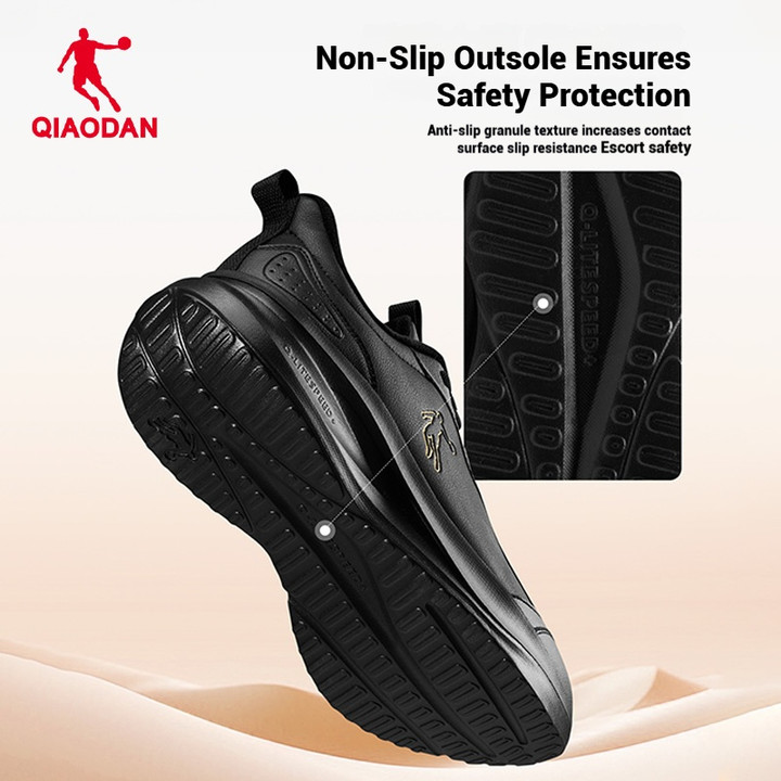 Qiaodan รองเท้าวิ่งผู้ชายฤดูหนาวหนังกันน้ํา Warm Cushioned น้ําหนักเบา QXG023254224บี — รองเท้ากีฬา แบรนด์ Qiaodan ของแท้ 100% เช็คราคาจาก Shopee Lazada thumbnail 4