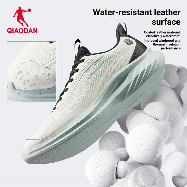 Qiaodan Rain Joy‌ ผู้ชายรองเท้าวิ่งฤดูหนาวที่อบอุ่นขนแกะหนังกันน้ําเบาะนุ่ม QXG023254233บี — รองเท้ากีฬา แบรนด์ Qiaodan ของแท้ 100% เช็คราคาจาก Shopee Lazada thumbnail 2