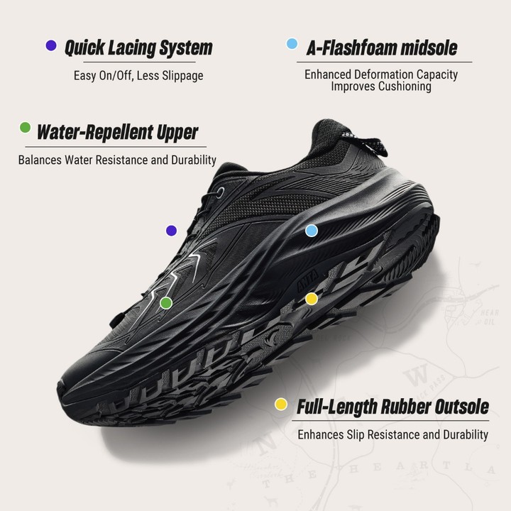 ANTA Men TanYe 2 SE รองเท้าวิ่งกีฬากลางแจ้งเดินป่า Trail Run 912545587 — รองเท้ากีฬา แบรนด์ Anta ของแท้ 100% เช็คราคาจาก Shopee Lazada thumbnail 2