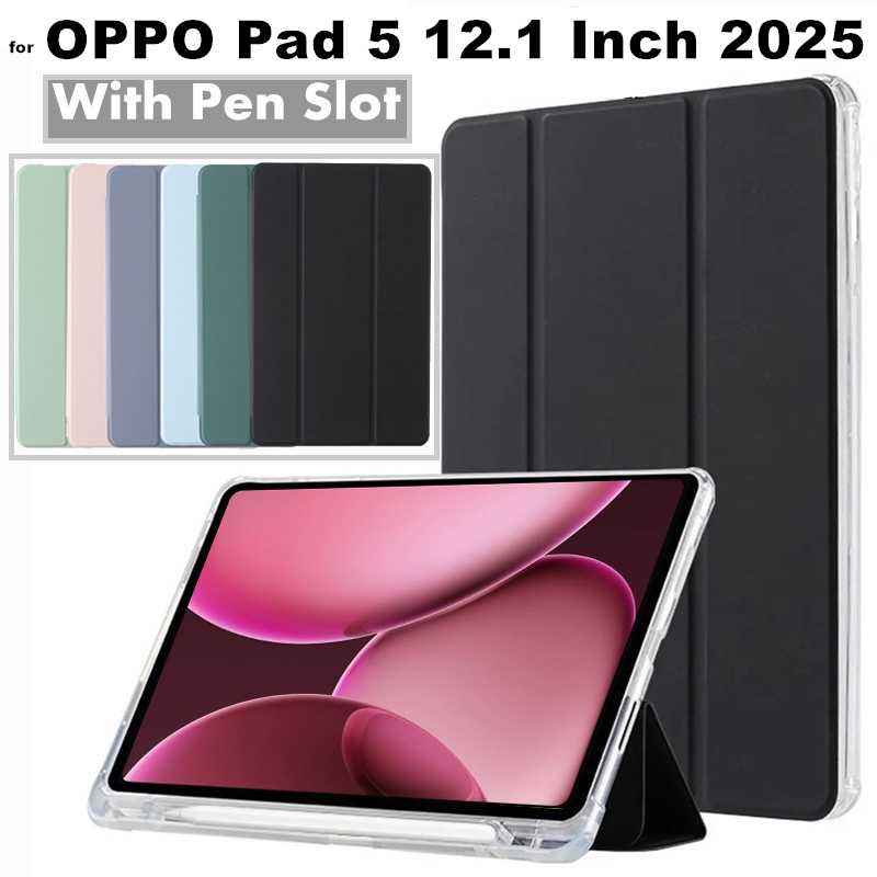 for OPPO Pad 5 12.1 Inch 2025 OPD2506 Tablet Case Trifold Flip