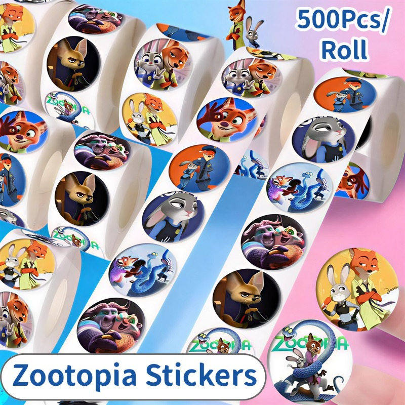 500 Zootopia สติ๊กเกอร์ Nick Wilde Judy Hopps DIY ตกแต่ง sticker น่ารัก ...